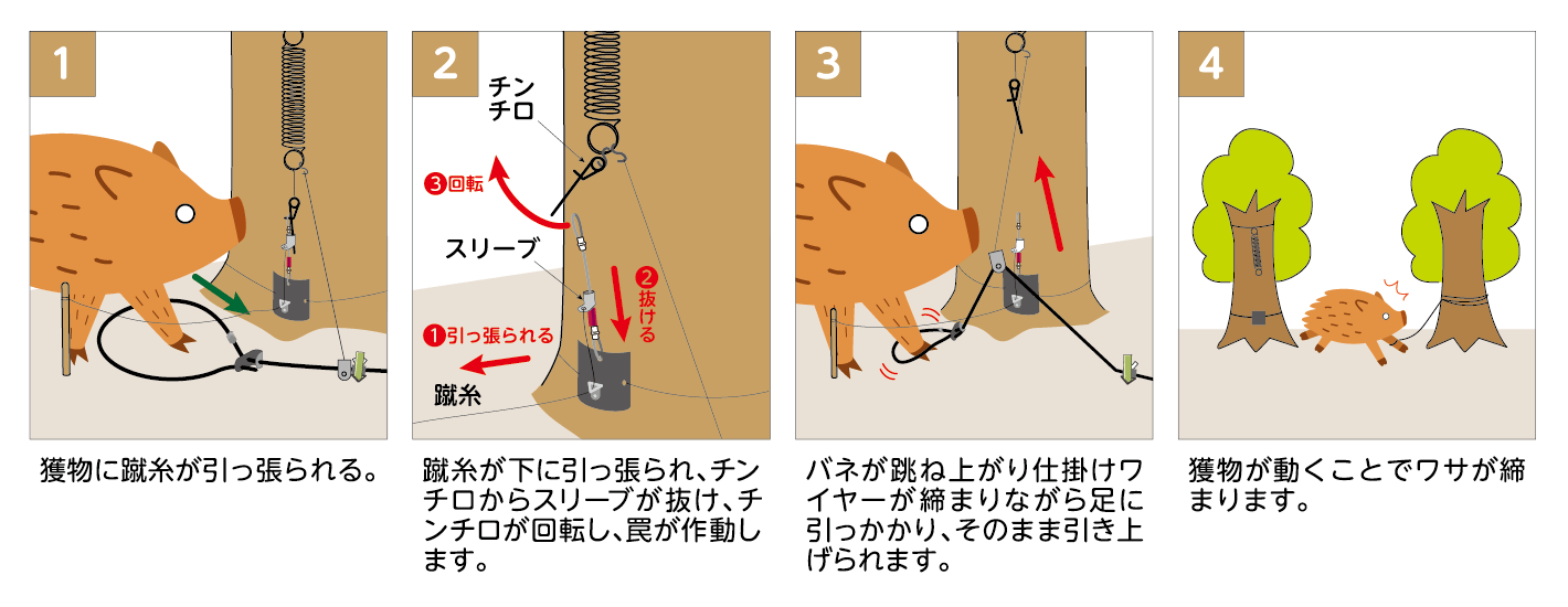 B式トラップの仕組み